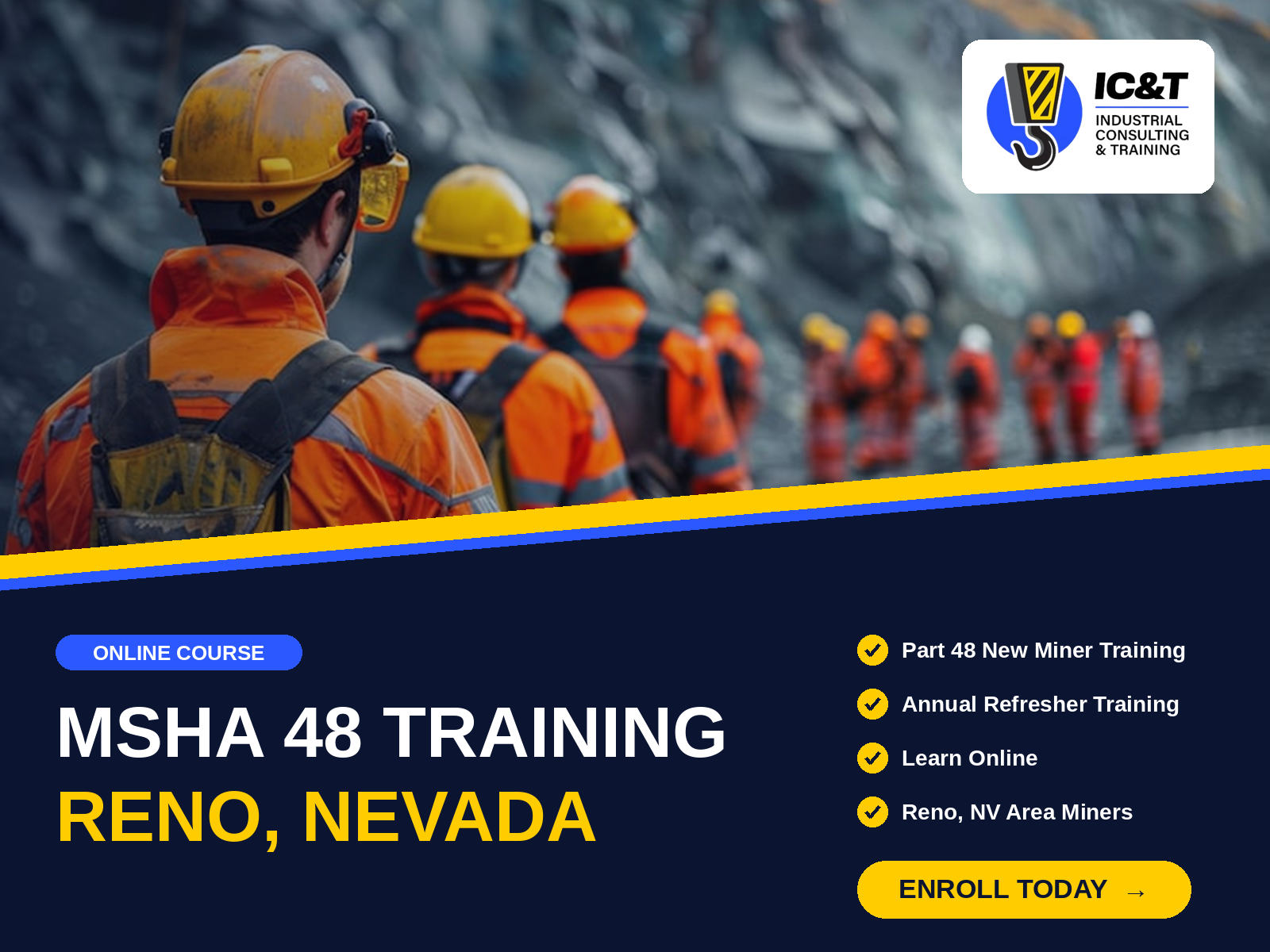 MSHA 48 training online in Reno, Nevada
