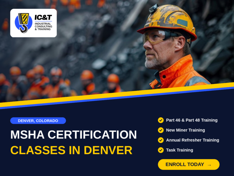 MSHA certification classes in Denver, CO